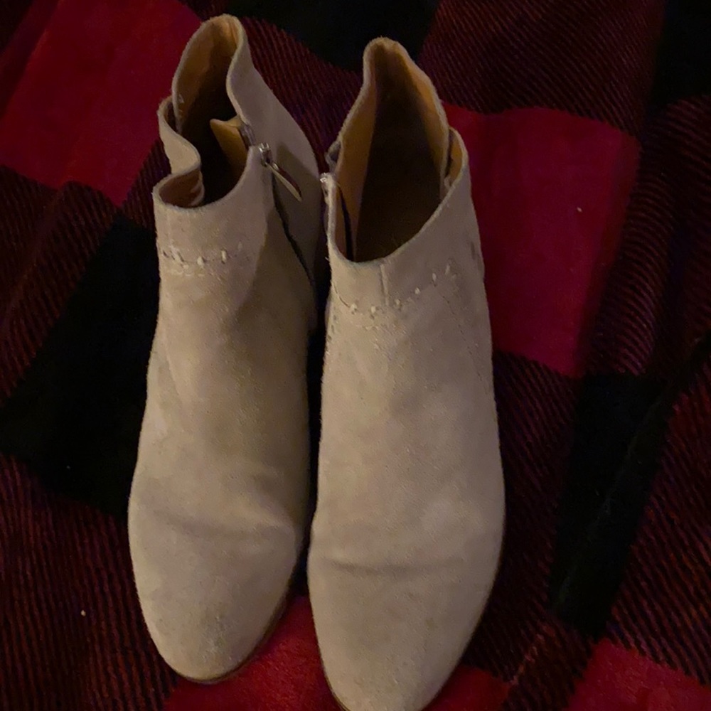 Franco Sarto suede ankle boots